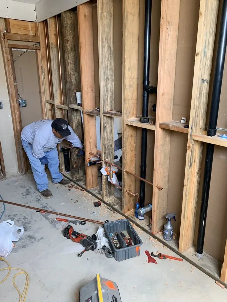 Commercial rough-in plumbing for Water Heater Replacement in MacDill Estates